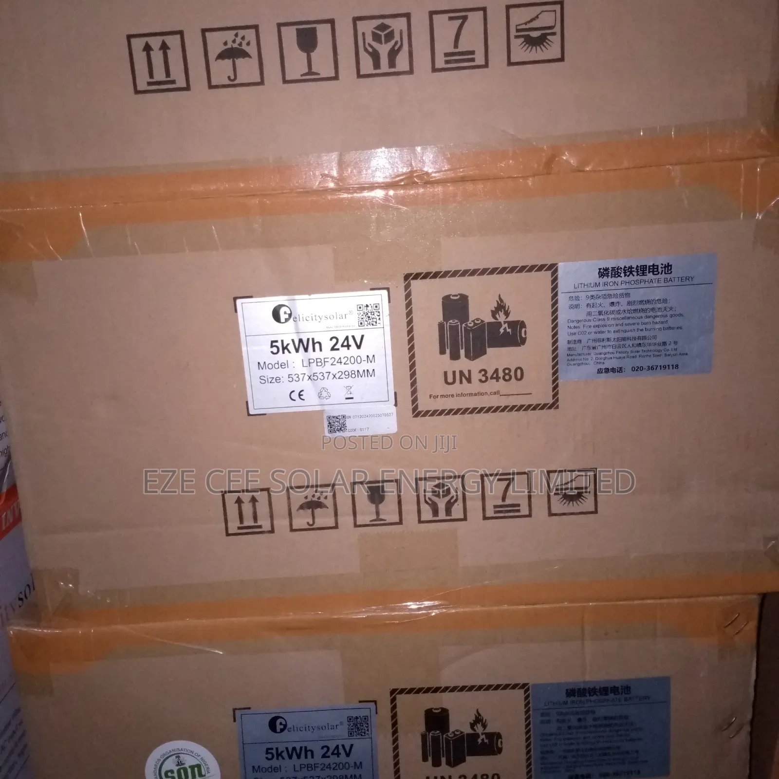 5kwh 24v Felicity Lithium Battery