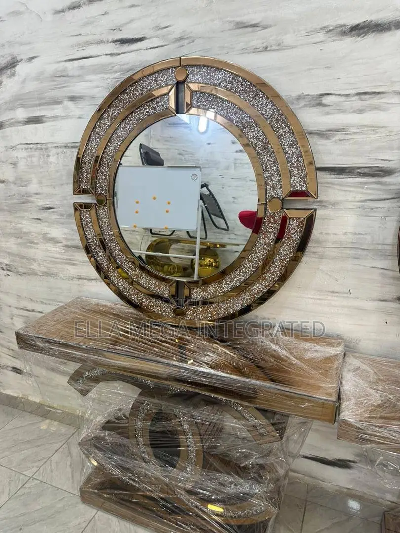 Console Table Set With Mirror