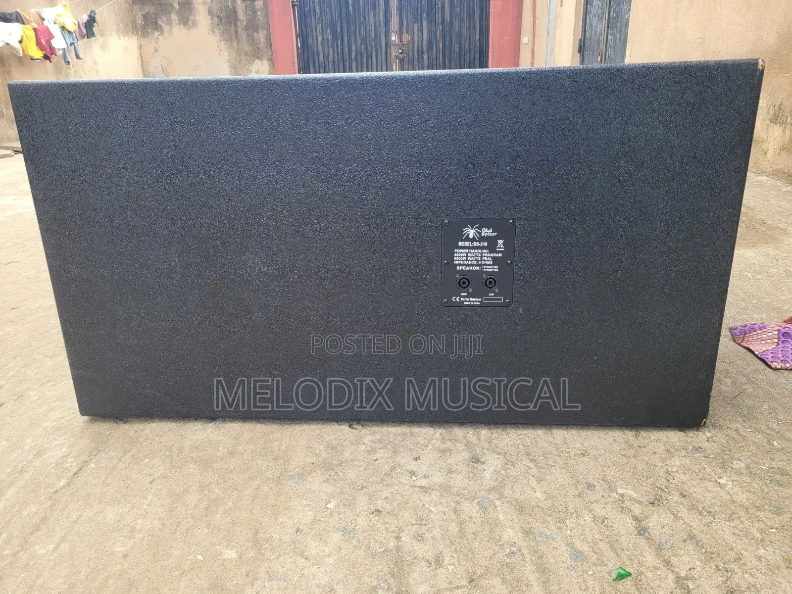 Black Spider (Bs-218) 2×18" Double Subwoofer