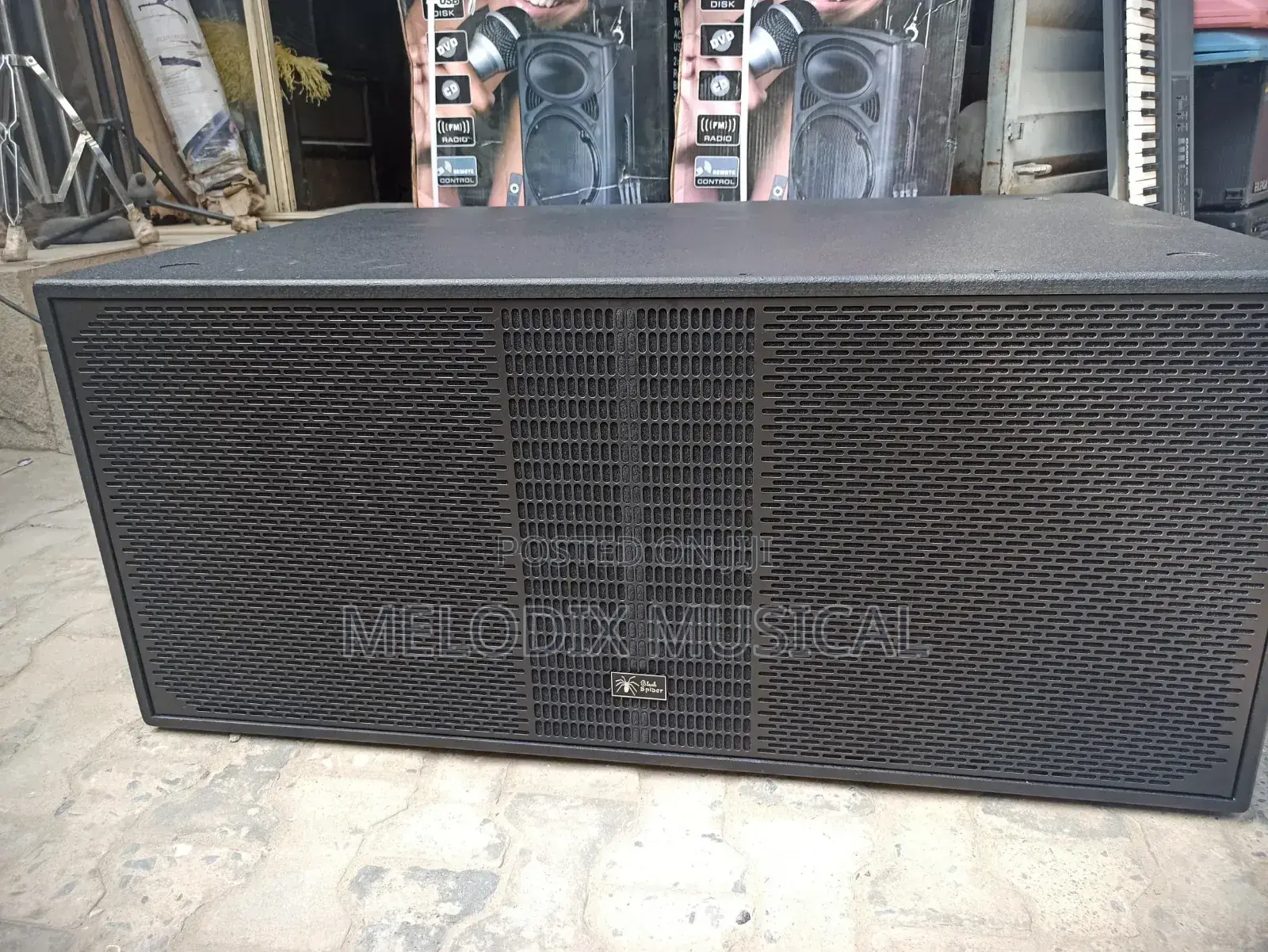 Black Spider ( Bs328) 2×18" Double Subwoofer