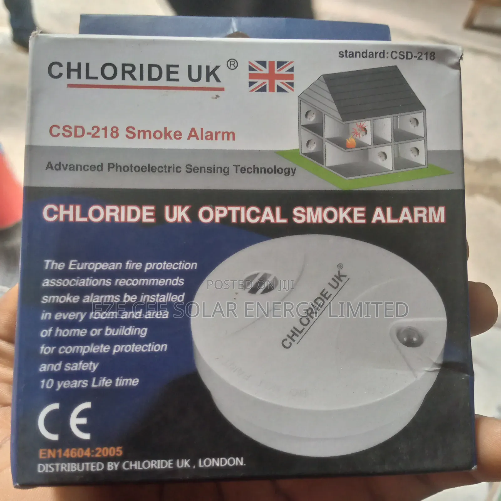 Chloride Battery Smoke Detector