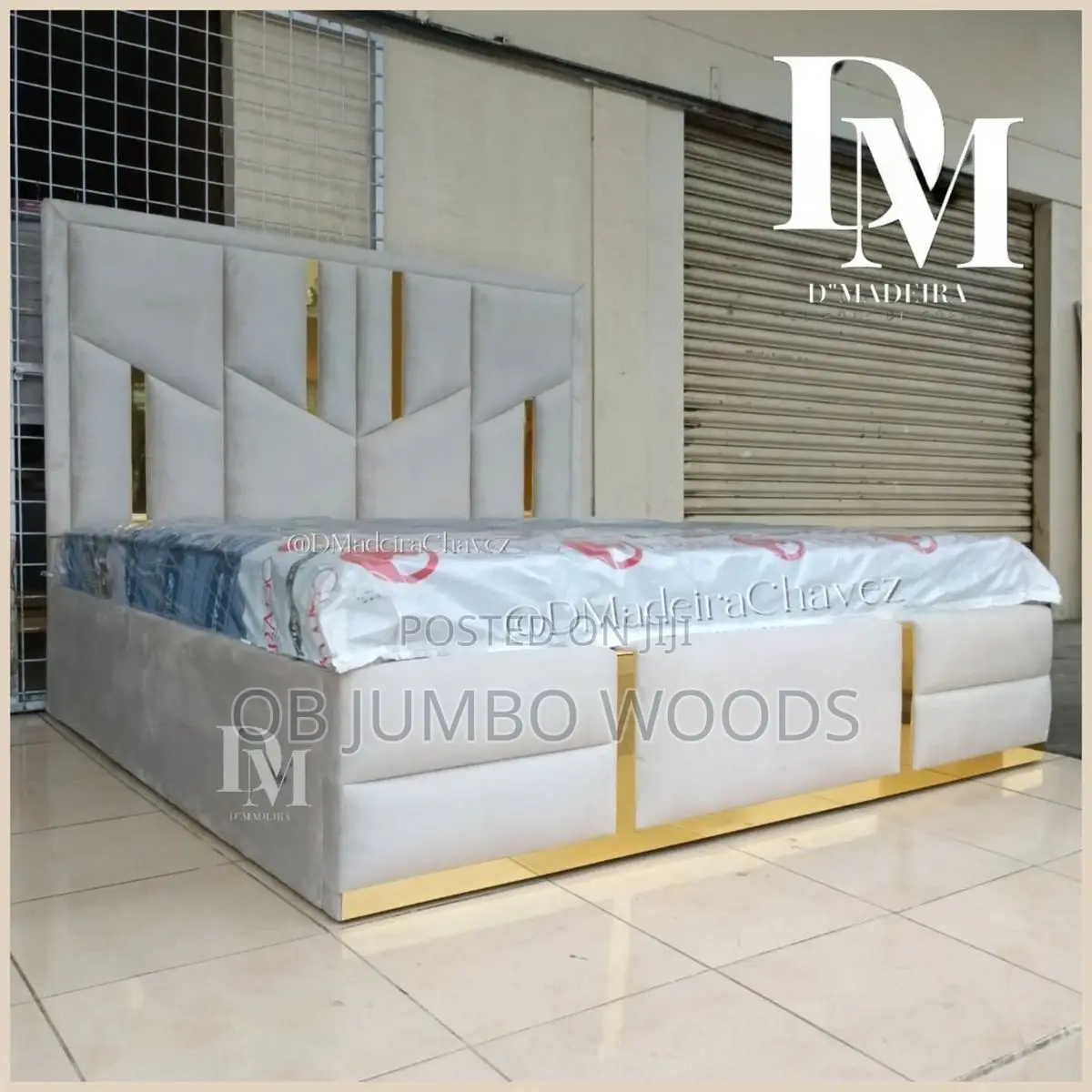 Fully Padded 6 by 6 Bedframe