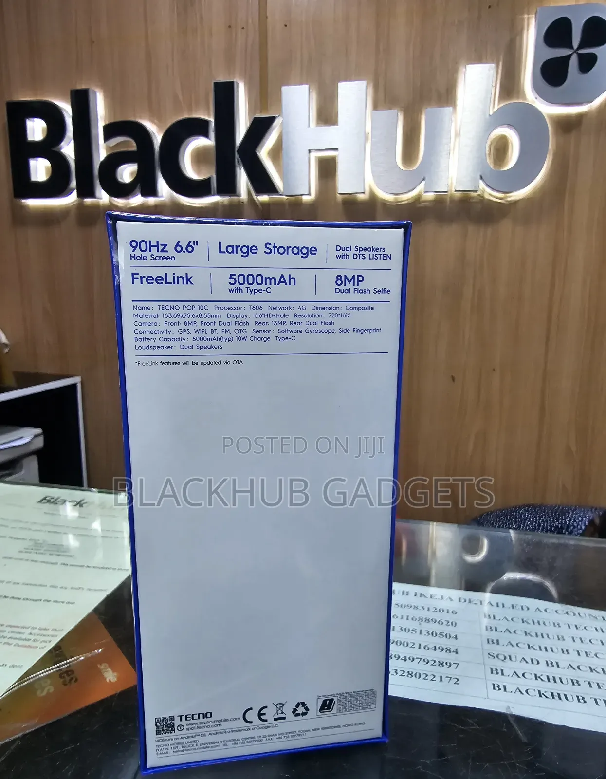 New Tecno Pop 10C 64 GB