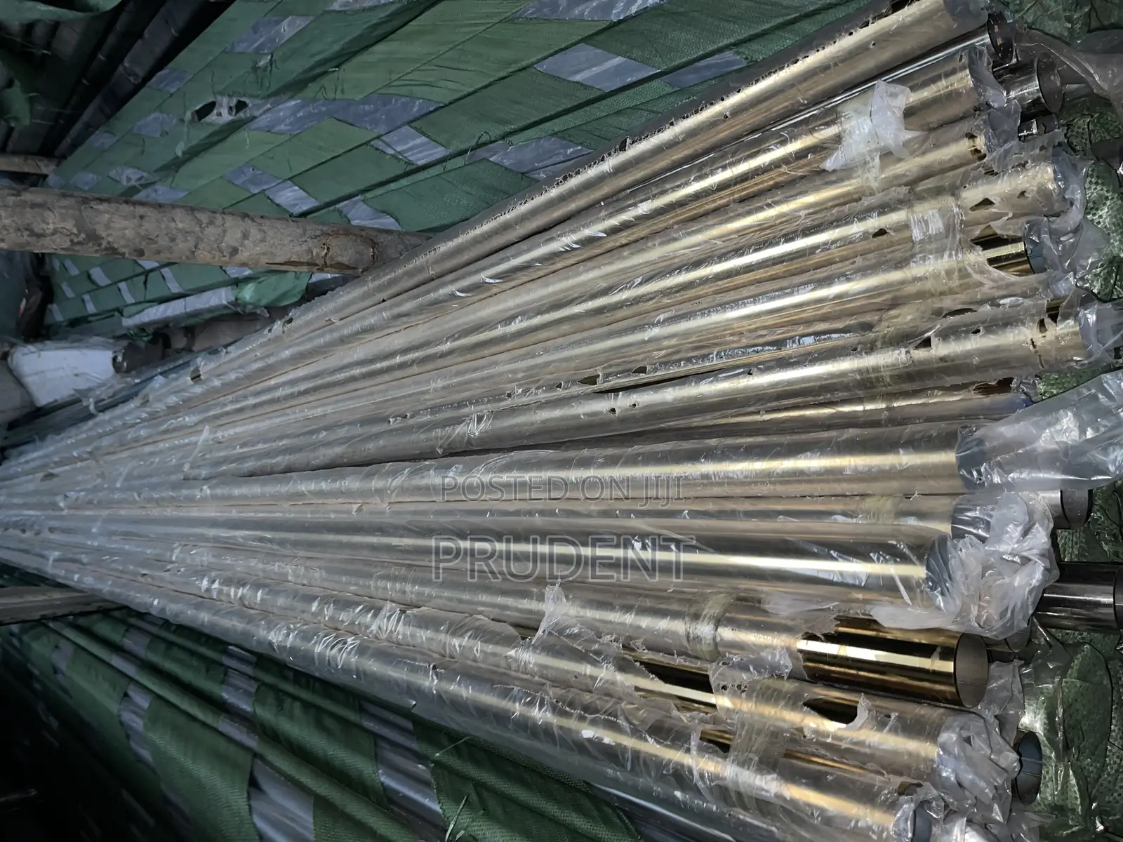 50mm Gold Round Pipe