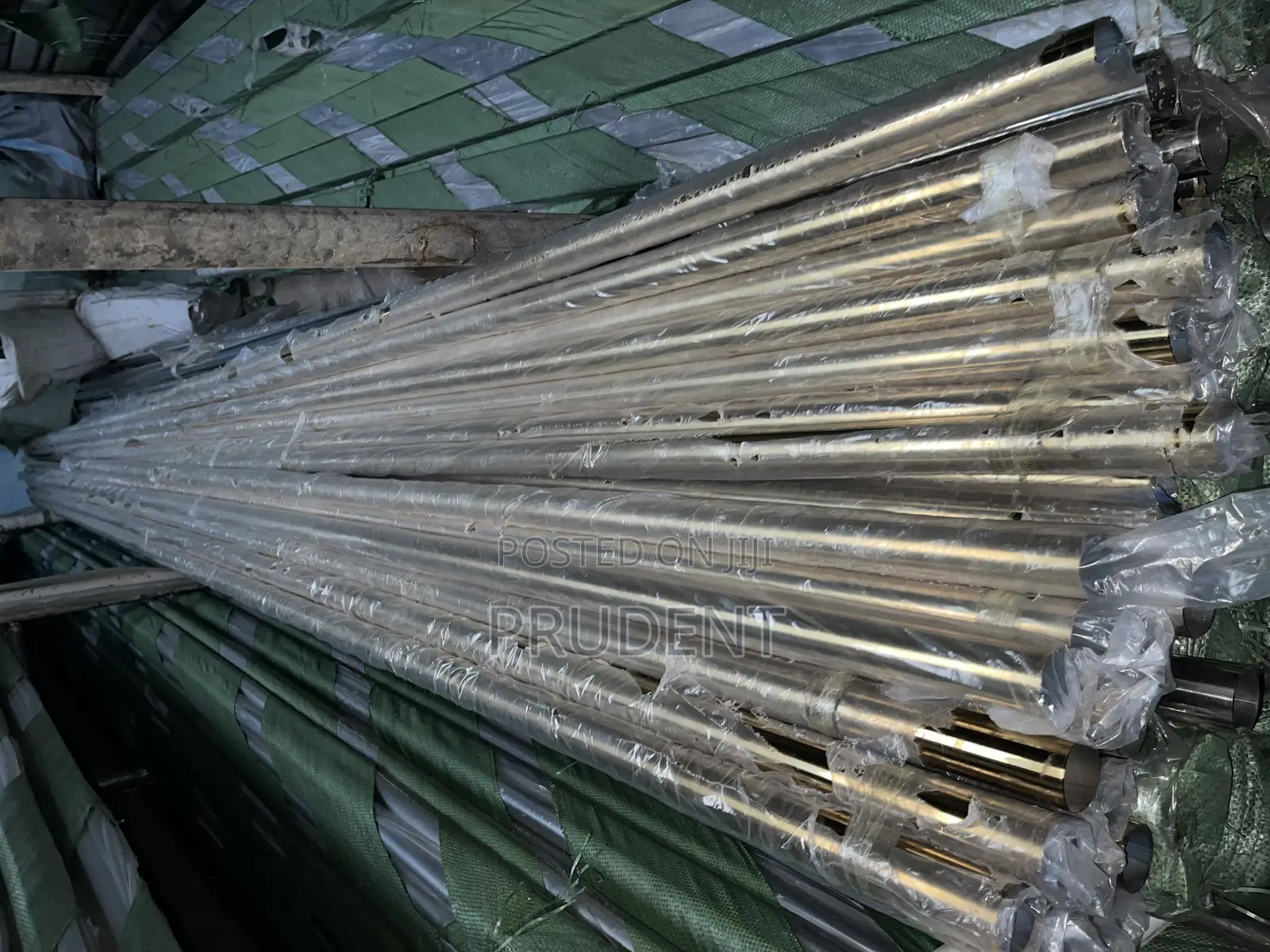 50mm Gold Round Pipe