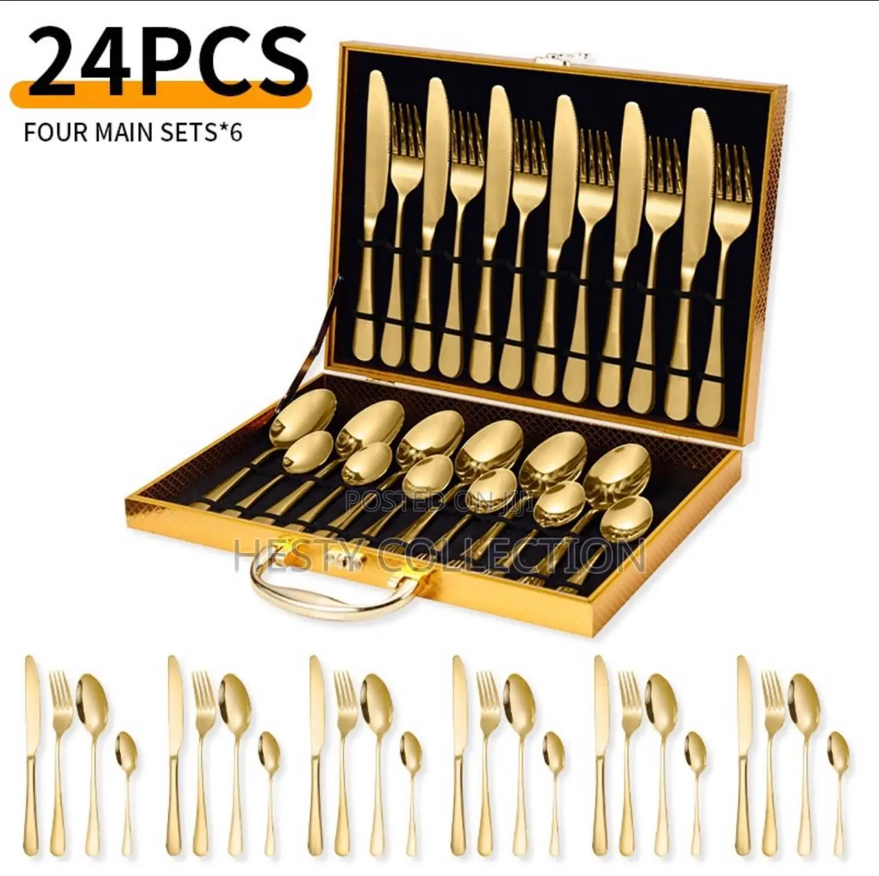 24 Pieces High Quality Cutlery Set