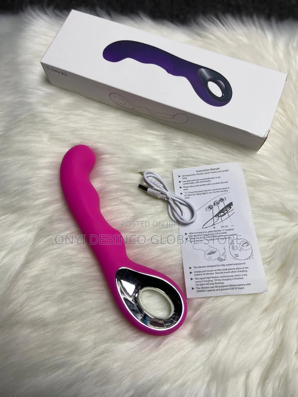 Dildo Vibrator Sex Toys G Spot Clitoral Nipple With Handle