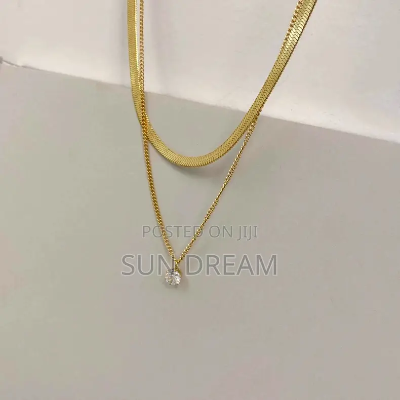 Stainless Steel Non-Fading Women's Necklace Gold Necklace