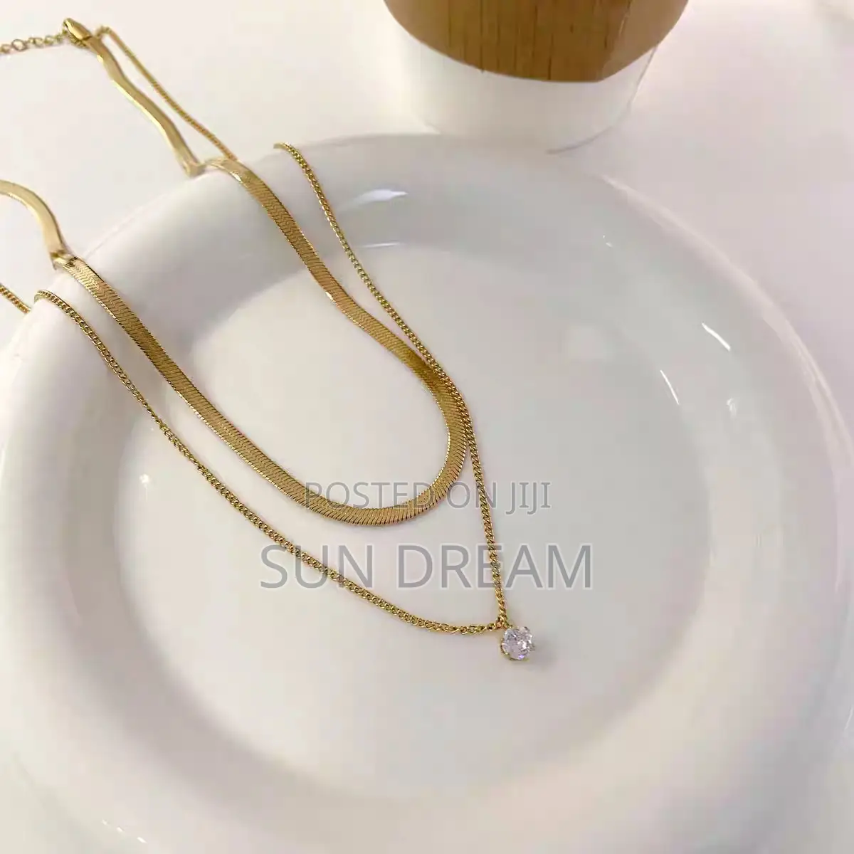 Stainless Steel Non-Fading Women's Necklace Gold Necklace