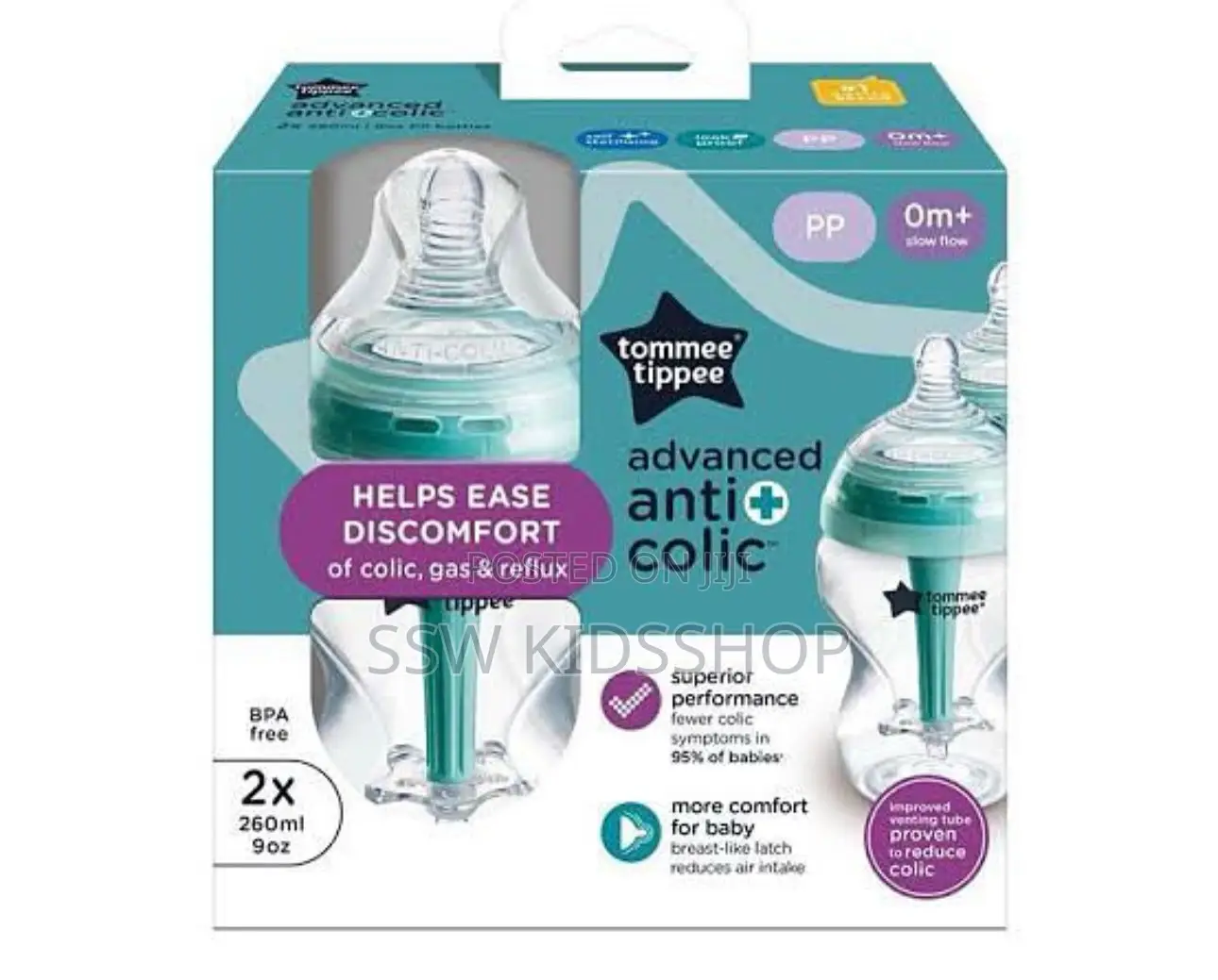 Tommie Tippee Advance Anti Colic 2in1 Bottle