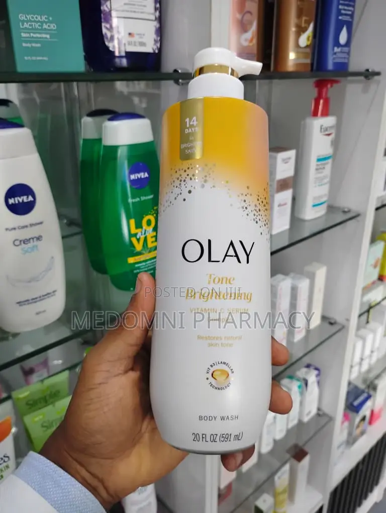 Olay Tone Brightening Body Wash With Vitamin C Serum 591ml