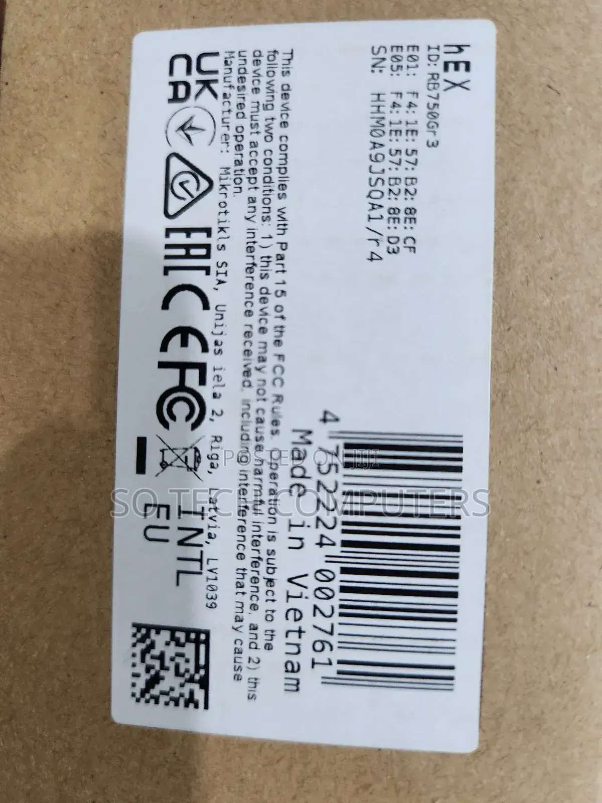 Mikrotik Hex Series