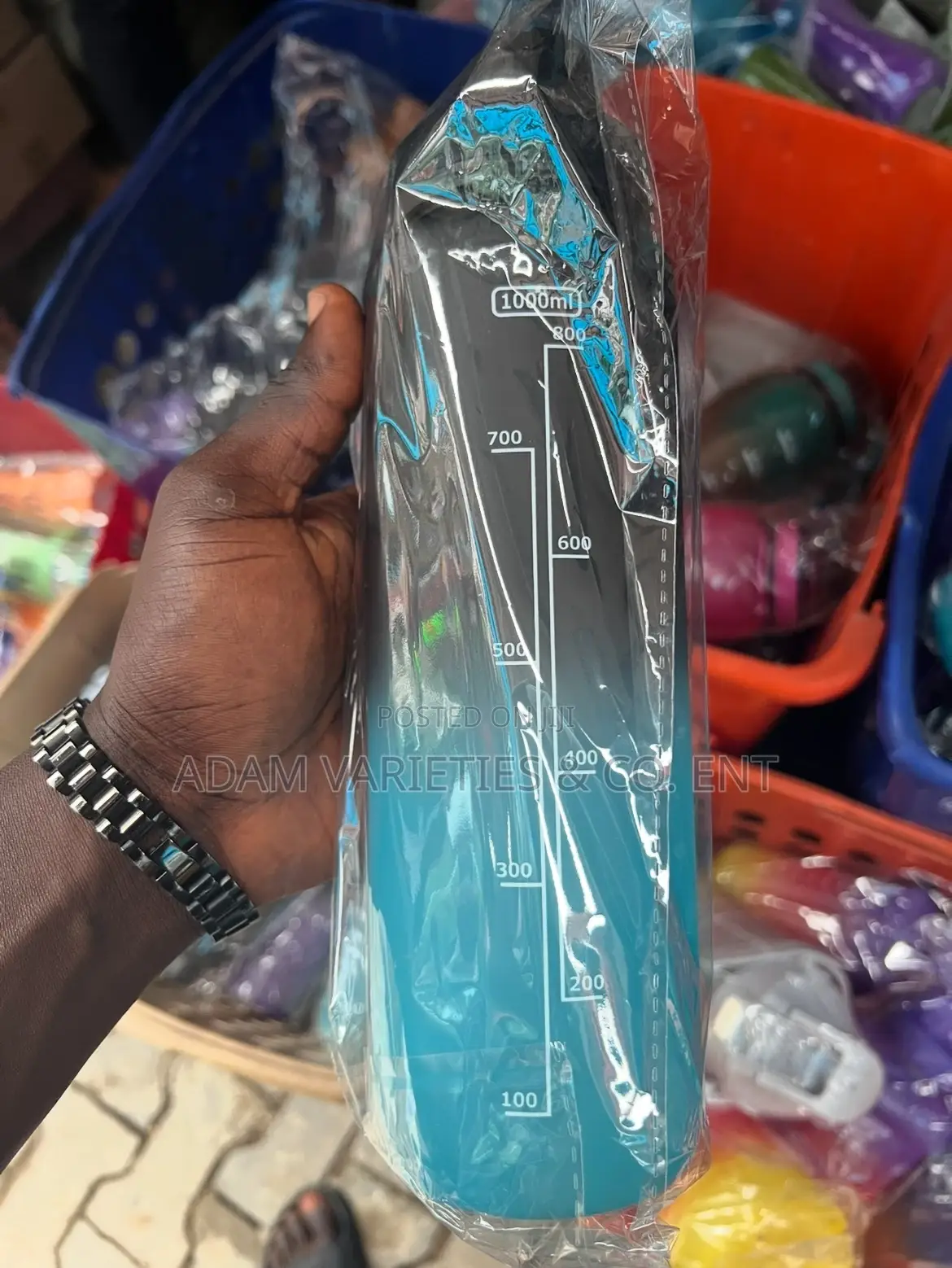 “Sport Life” Motivational Water Bottle. 1000ml