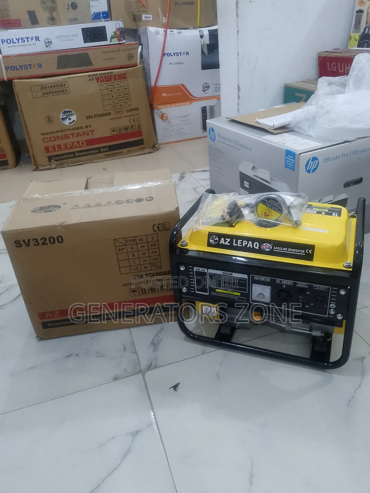 Elepaq Sv3200 1.5kva Power Generator
