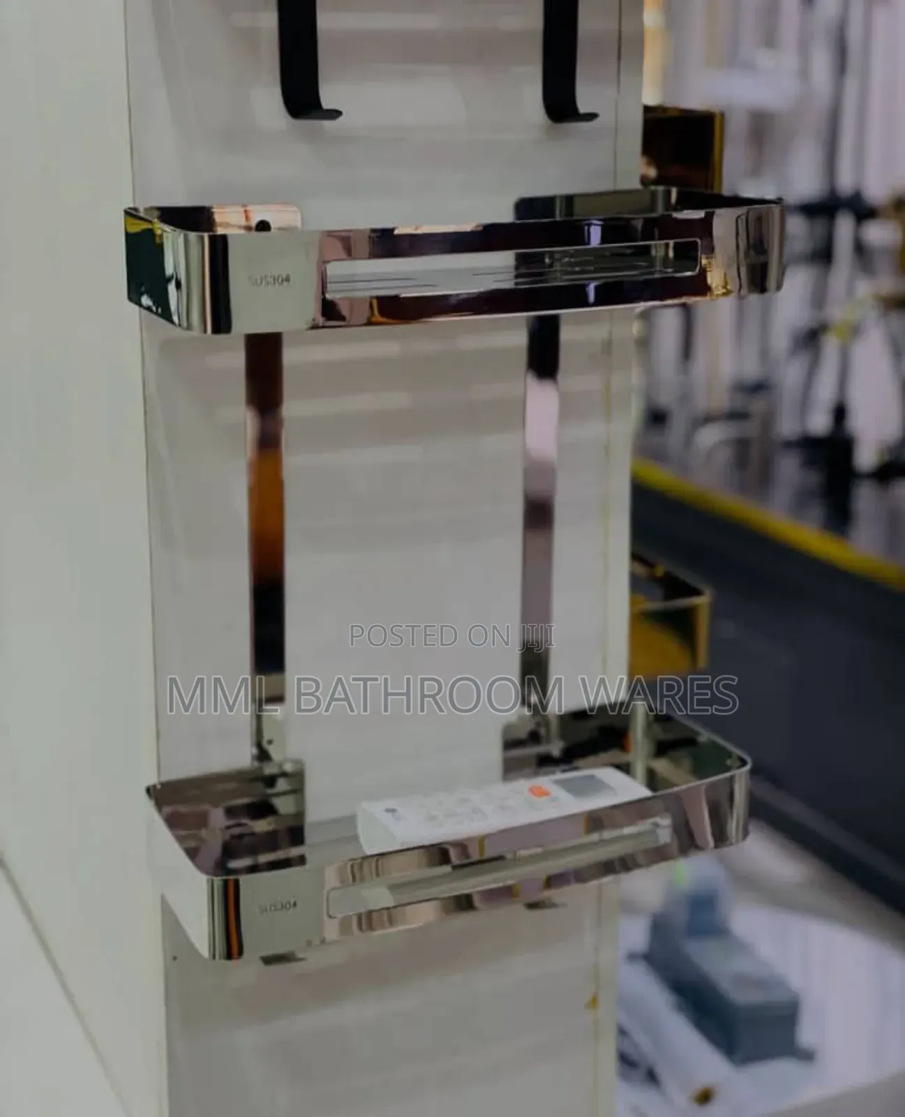 Stainless Steel Shower Candy Bathroom Storage Shelf