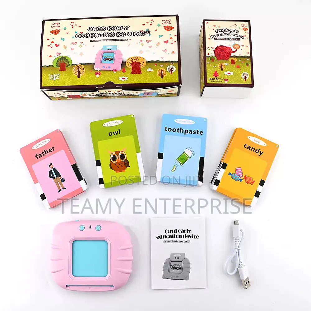 Kids Talking Card Reader With Picture / Audio Pronounce Toys