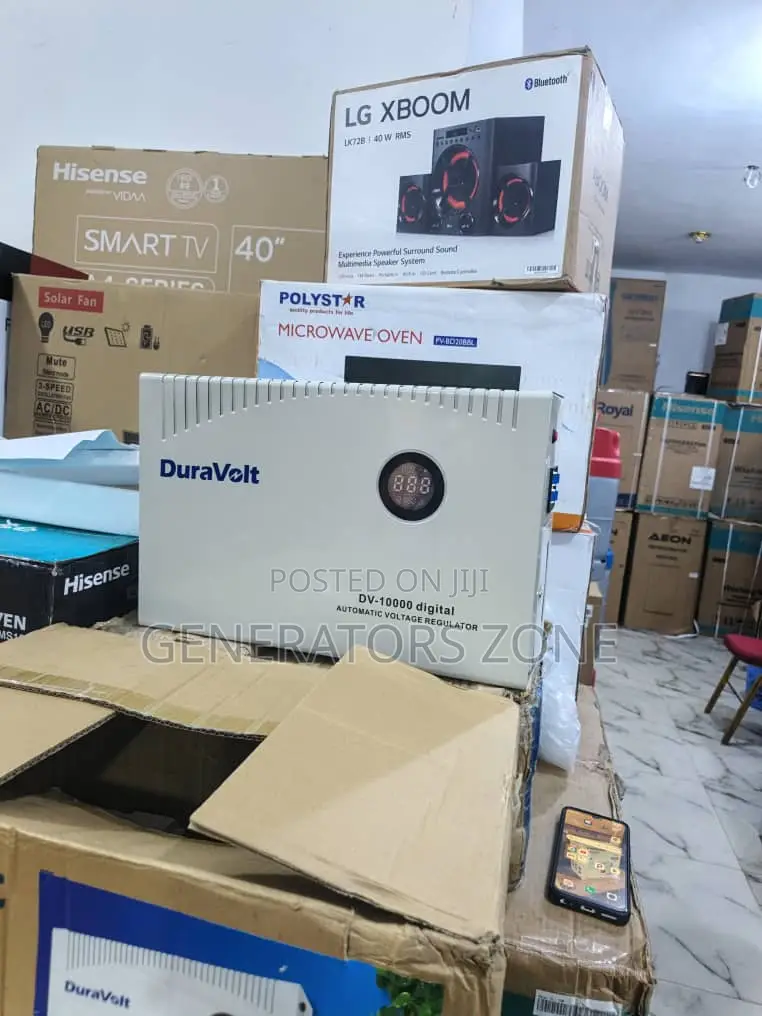 Long-Lasting Duravolt Dv-10000 –10kva Wall Type Stabilizer
