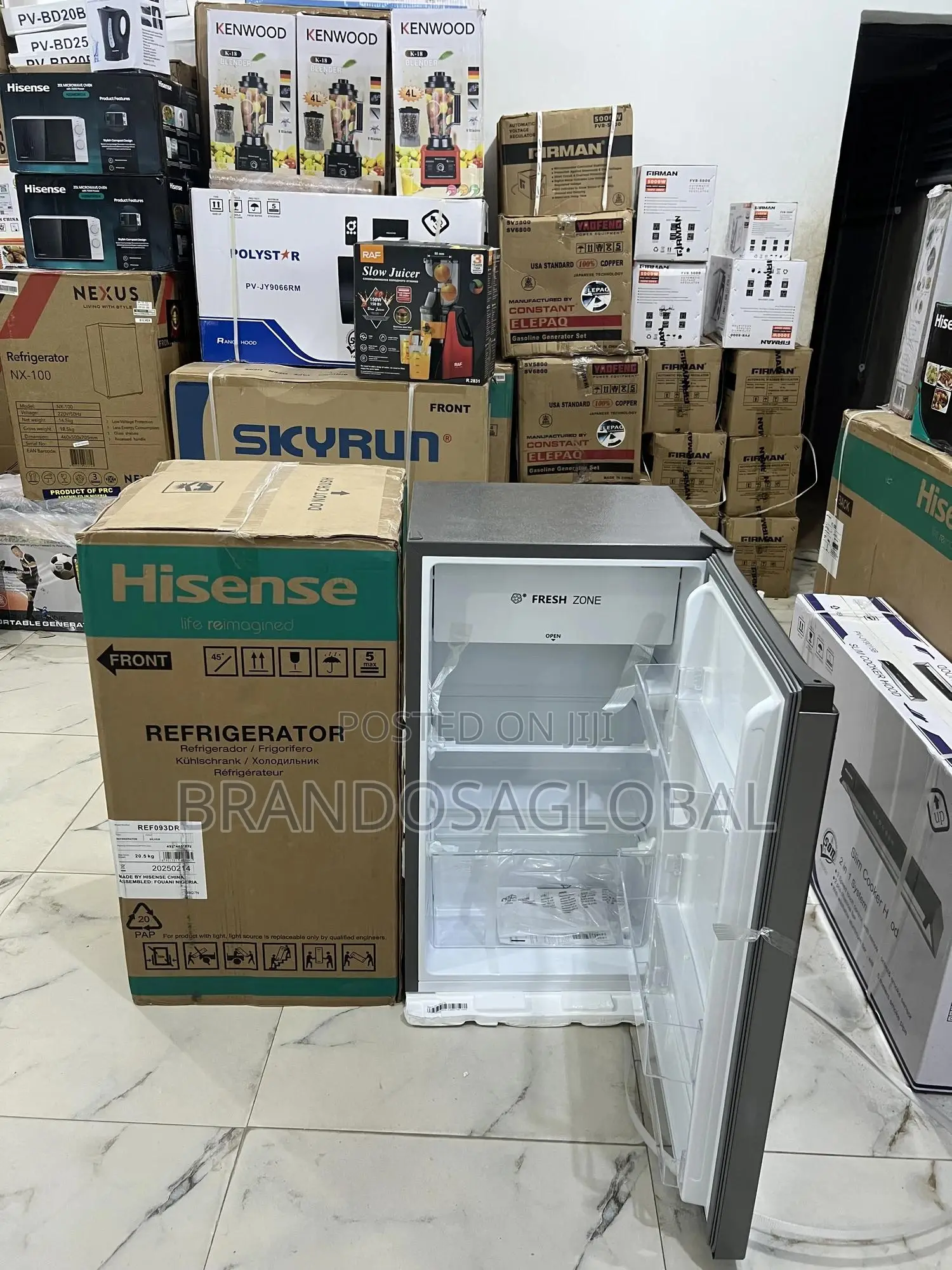 Hisense 90l Fridge With Stand Frost Cover