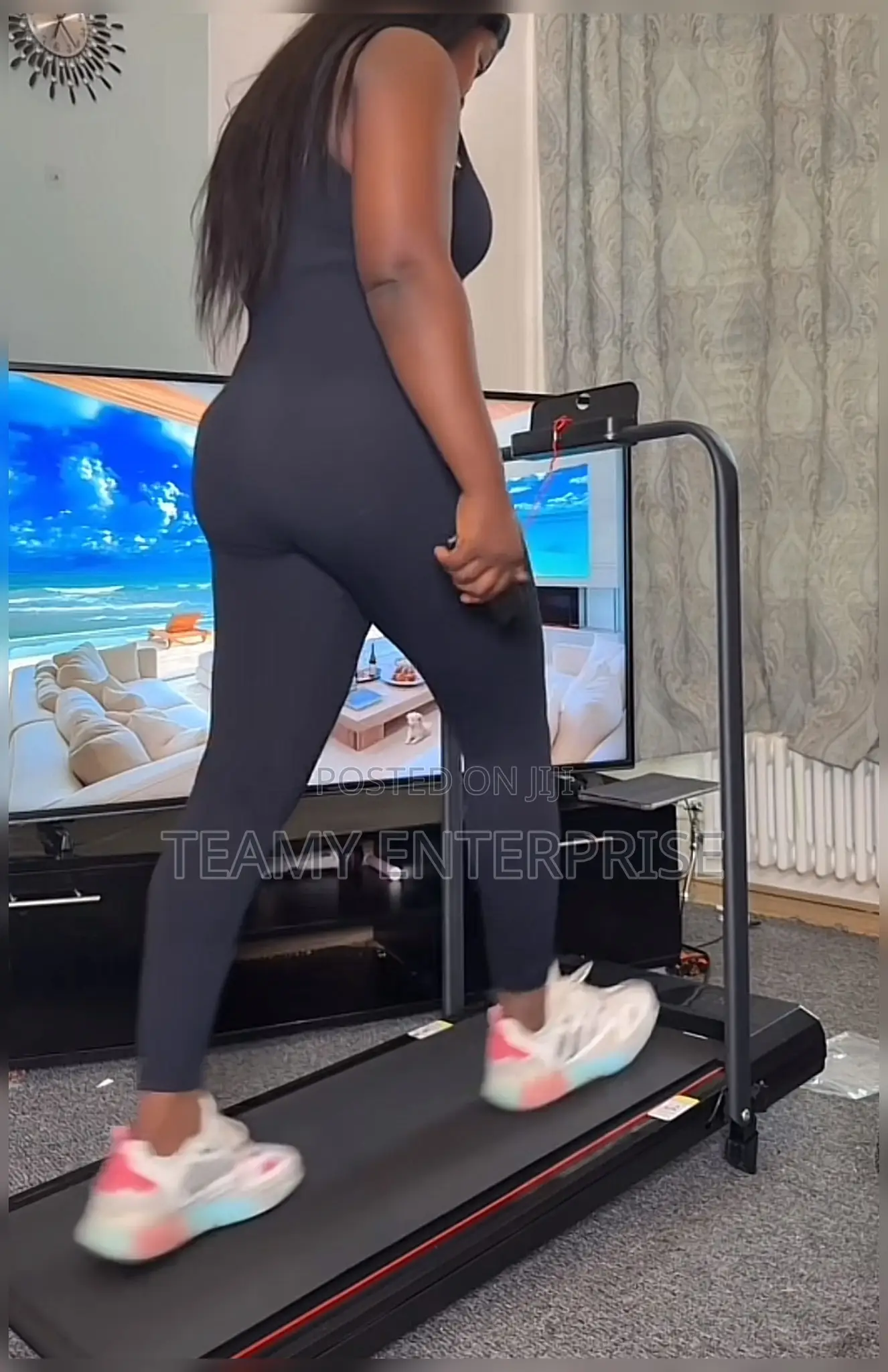 2 in 1 Treadmill Walking Pad Convenient for Home and Offices
