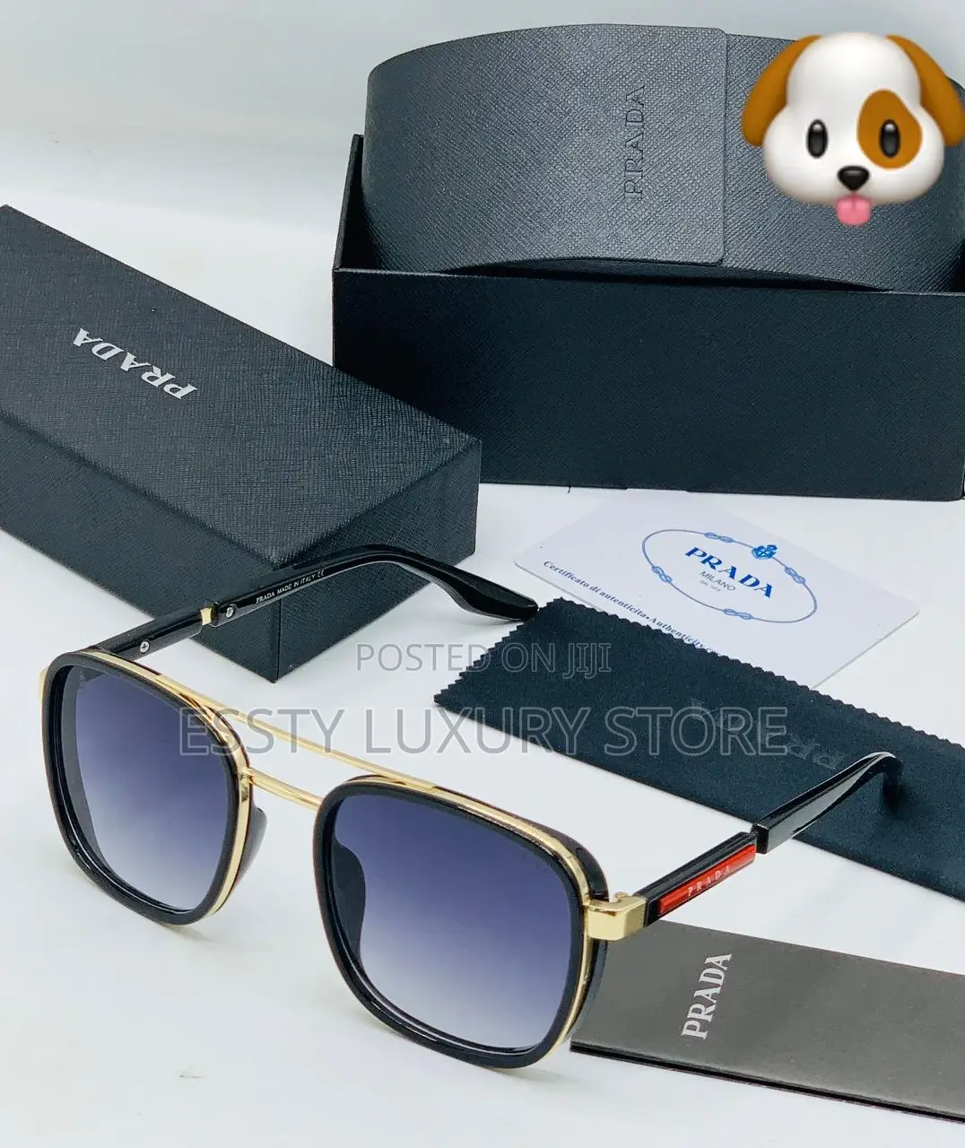 Quality Luxury Prada Sunshade Glasses