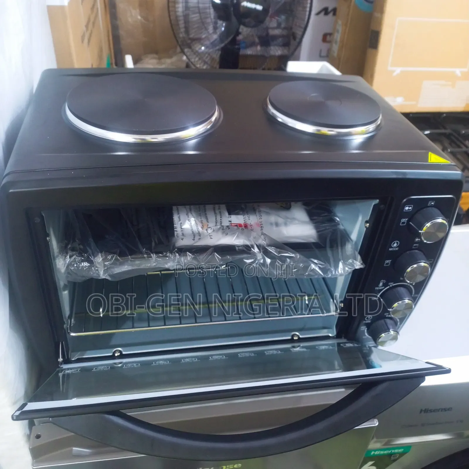Mewe Electric Oven 38liter With 2hotplate Mwkca-oven3802, A Set
