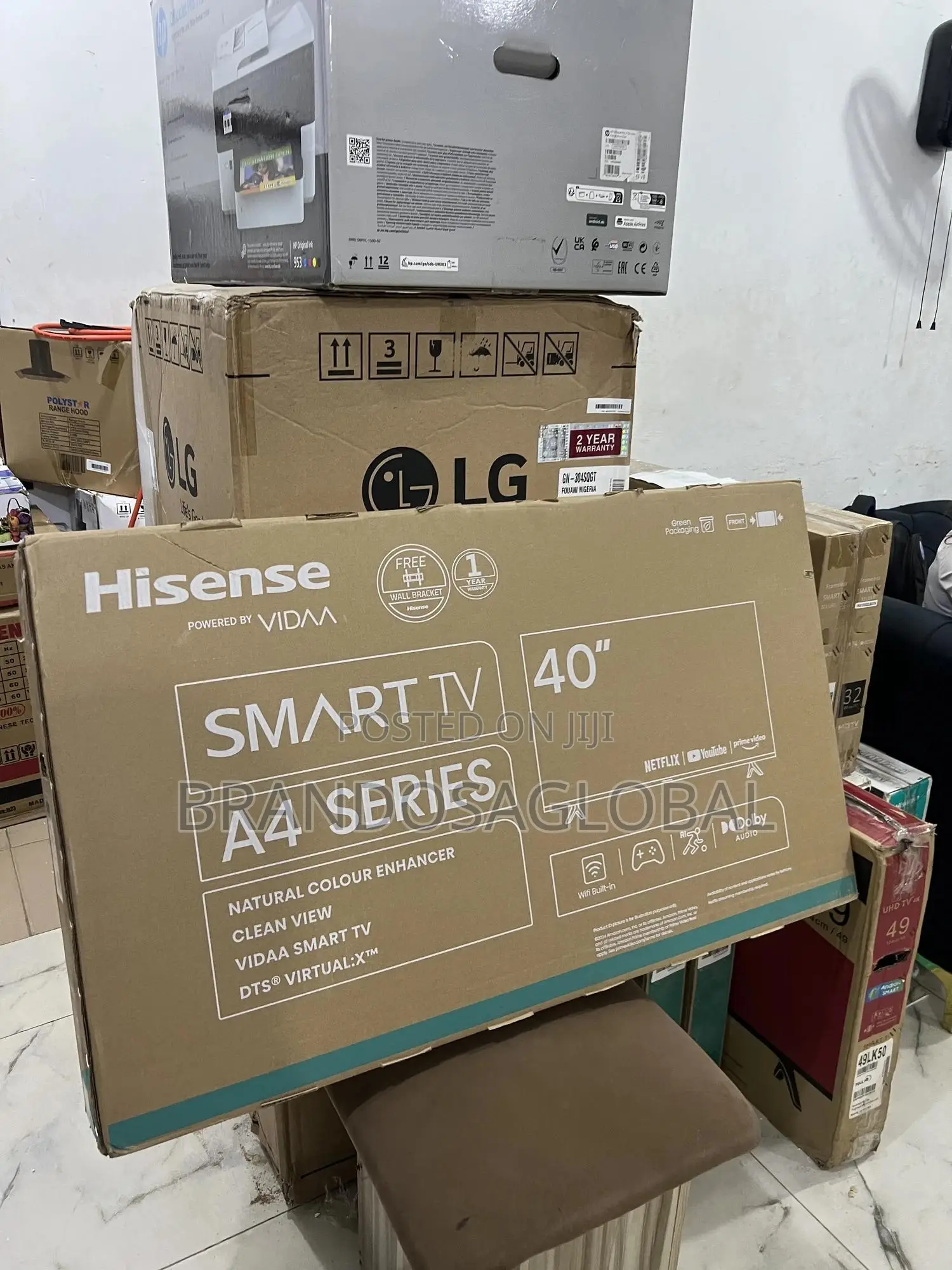 40" Inches Hisense A4 Series Smart Led Tv - Energy Saving