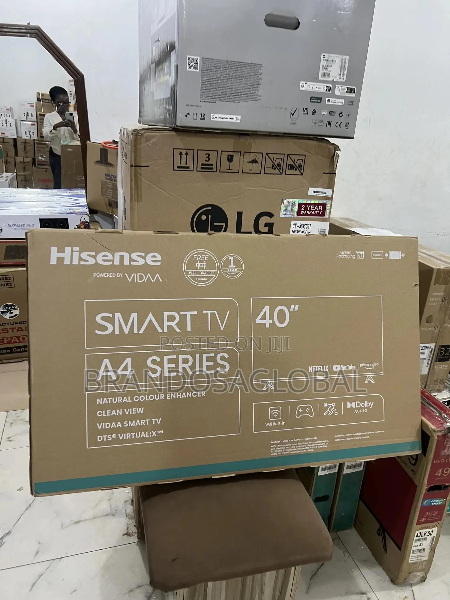 Brand New Hisense 40" Smart Tv A4 Series - Warranty Included