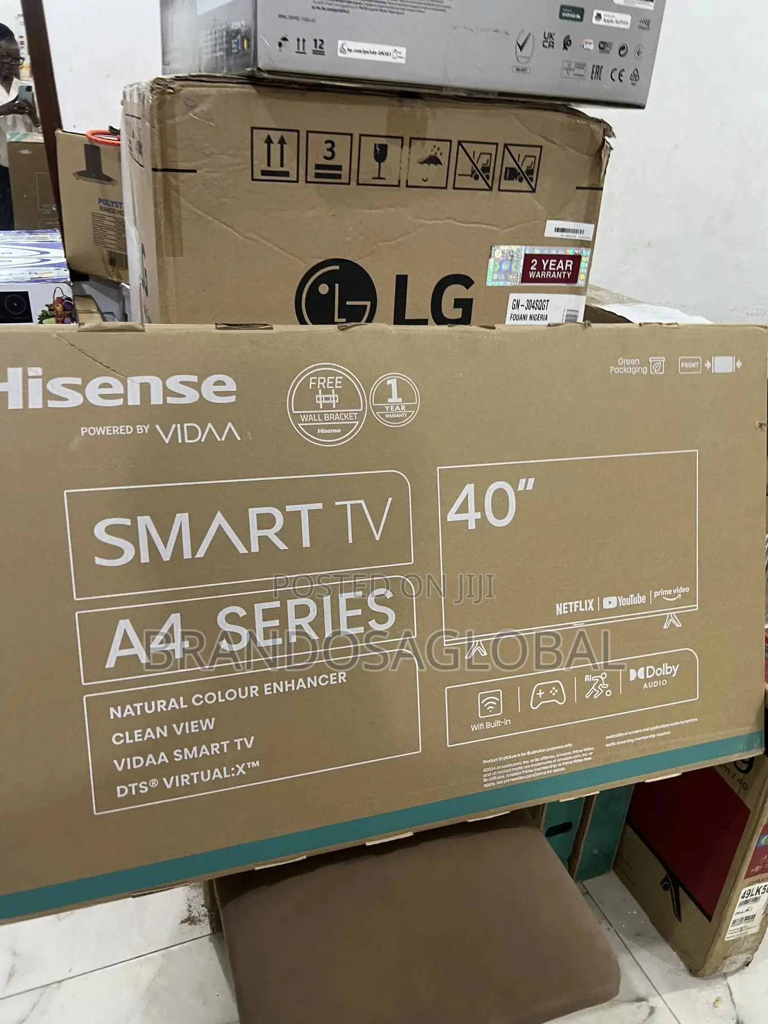 40 Inches Hisense A4 Smart Tv _ Sleek Durable