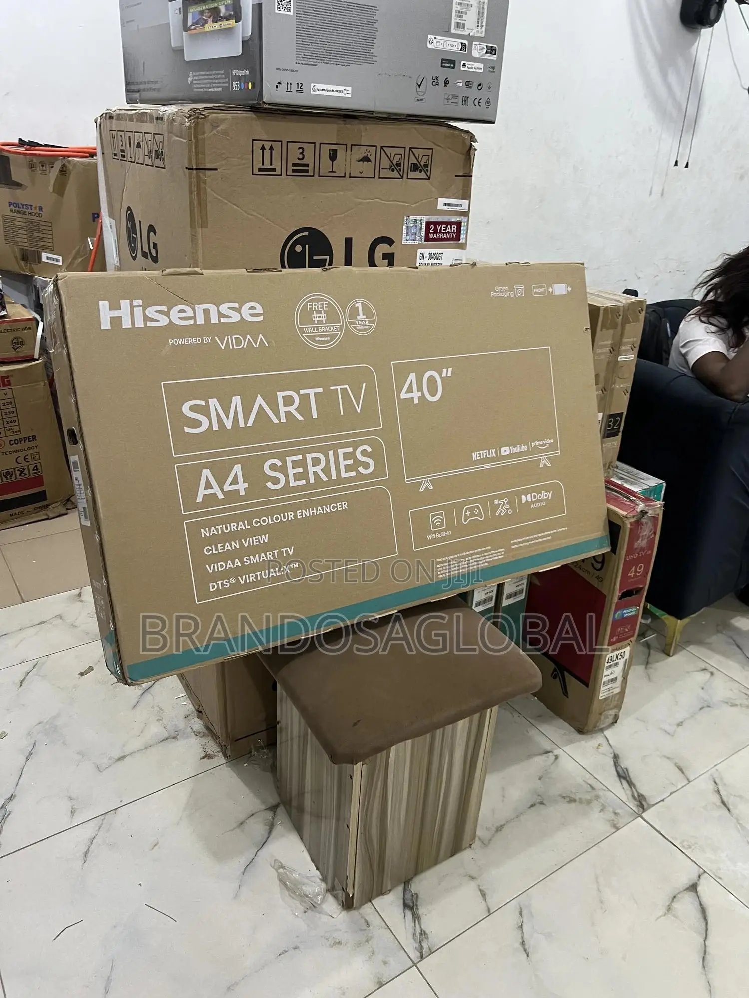 Brand New Hisense A4 40 Inches Smart Television