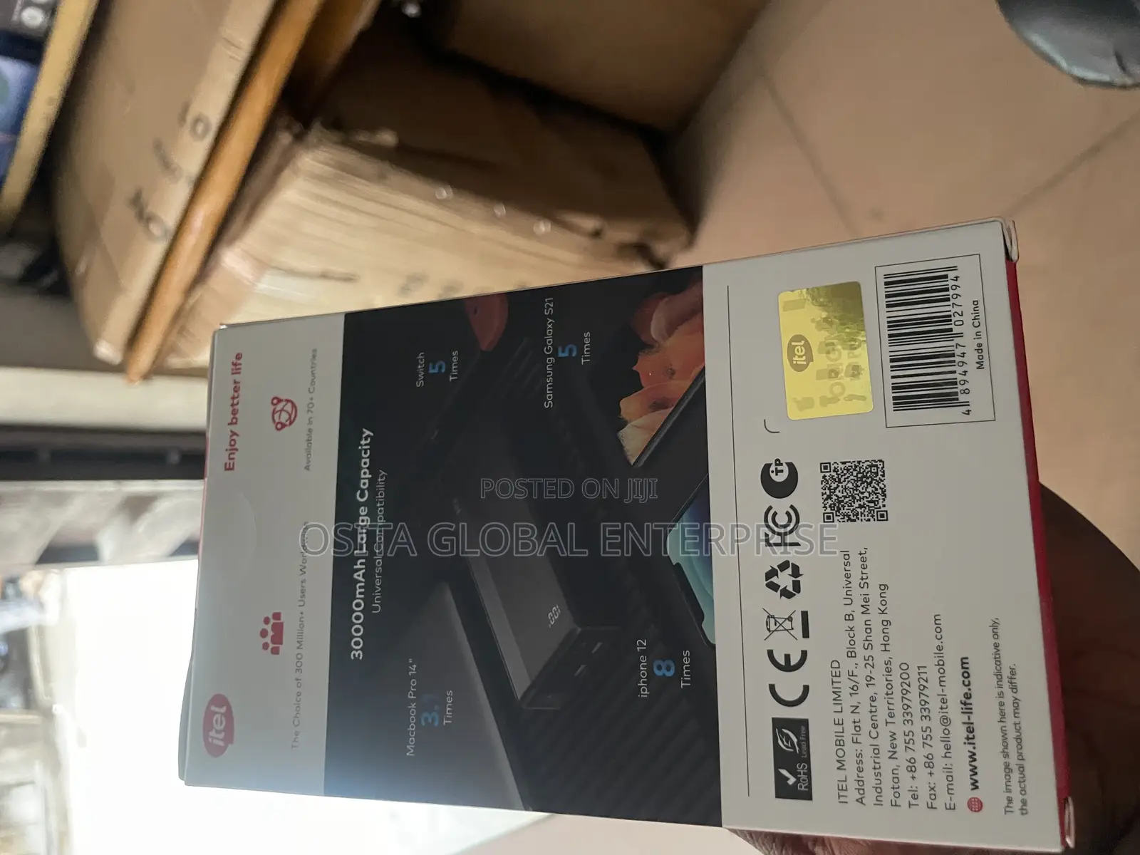 Itel Power Bank 30,000mah