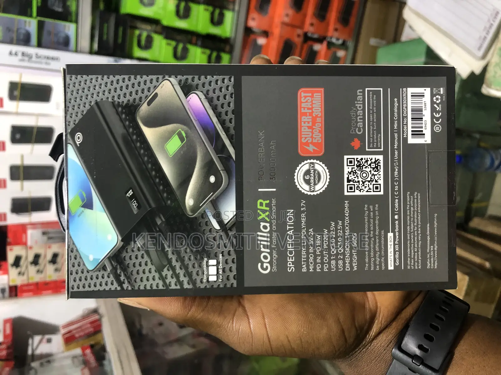 Digifon 30000mah 22.5watts Powerbank