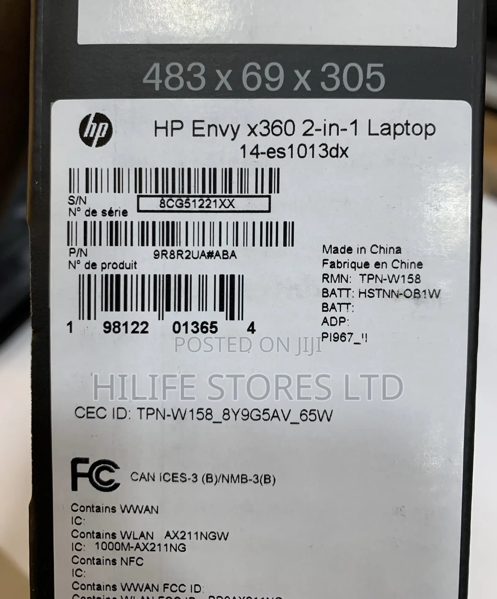 New Laptop HP Envy x360 8GB Intel Core i5 SSD 512GB