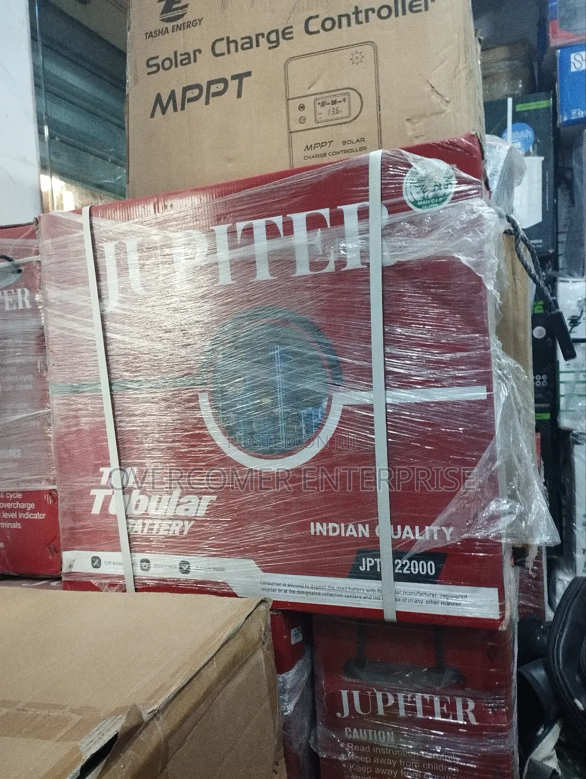 Jupiter Solar Tubular Battery 12v