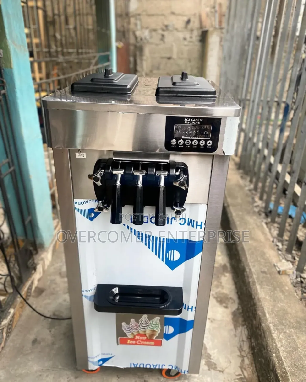Standing Ice Cream Machine
