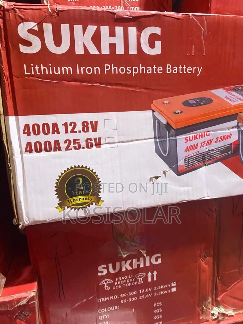 400ah 12v Sukhig Solar Lilthum Ion Battery