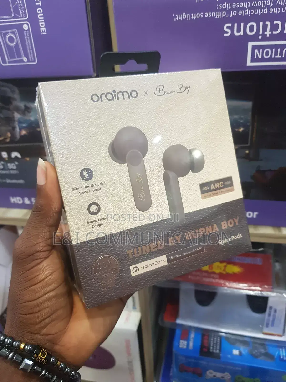 Oraimo Space Pods Burna Boy.