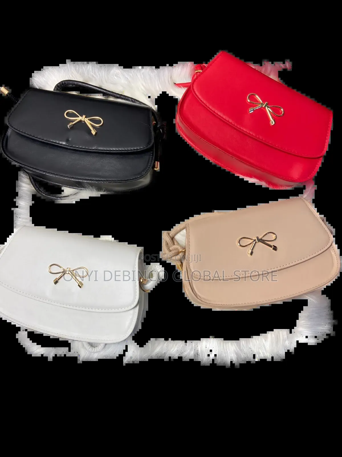 Bowtie Ladies Underarm Handbag Ribbon Sexy Shoulder Bag