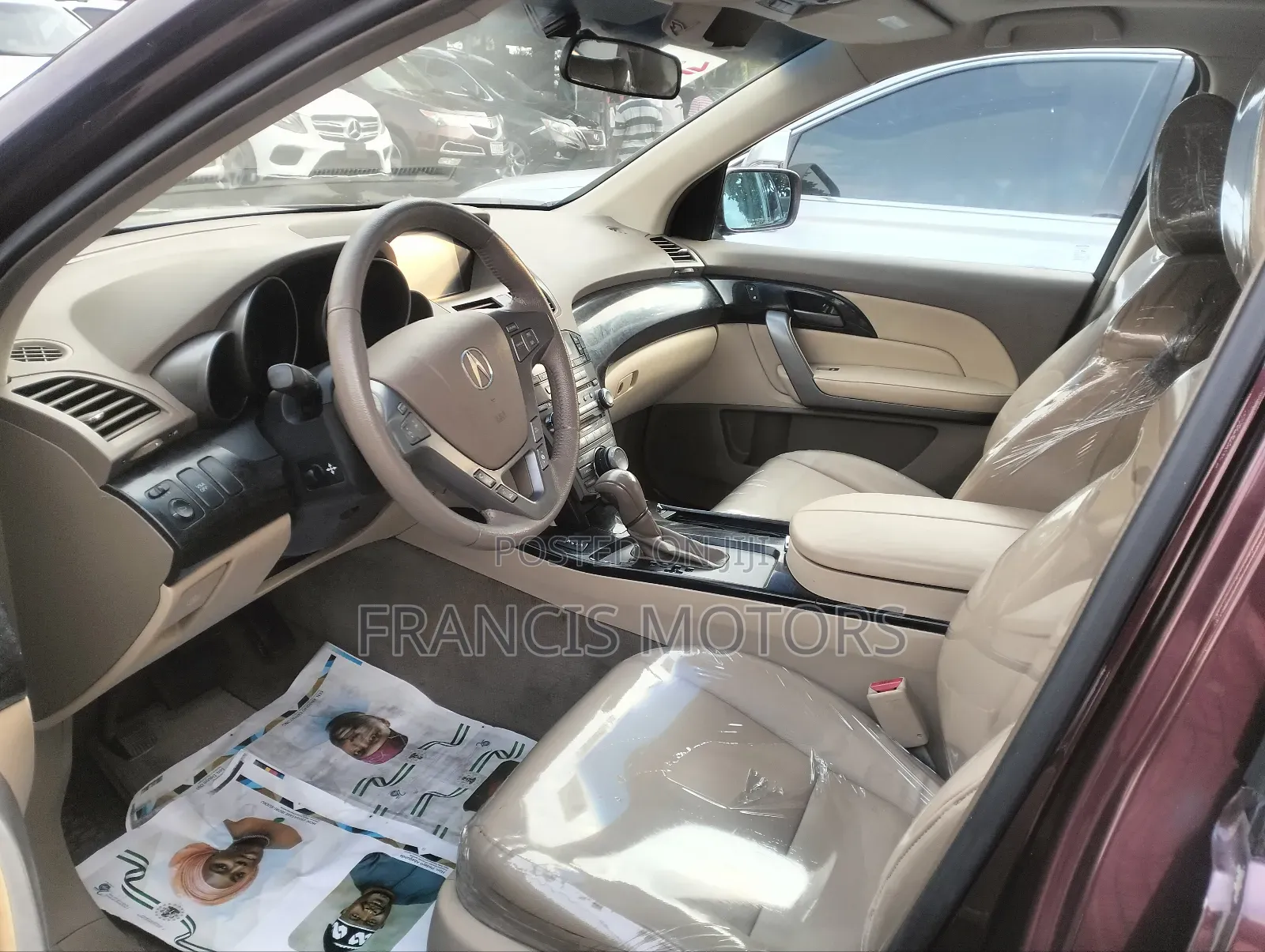 Acura MDX SUV 4dr AWD (3.7 6cyl 5A) 2009 Burgundy