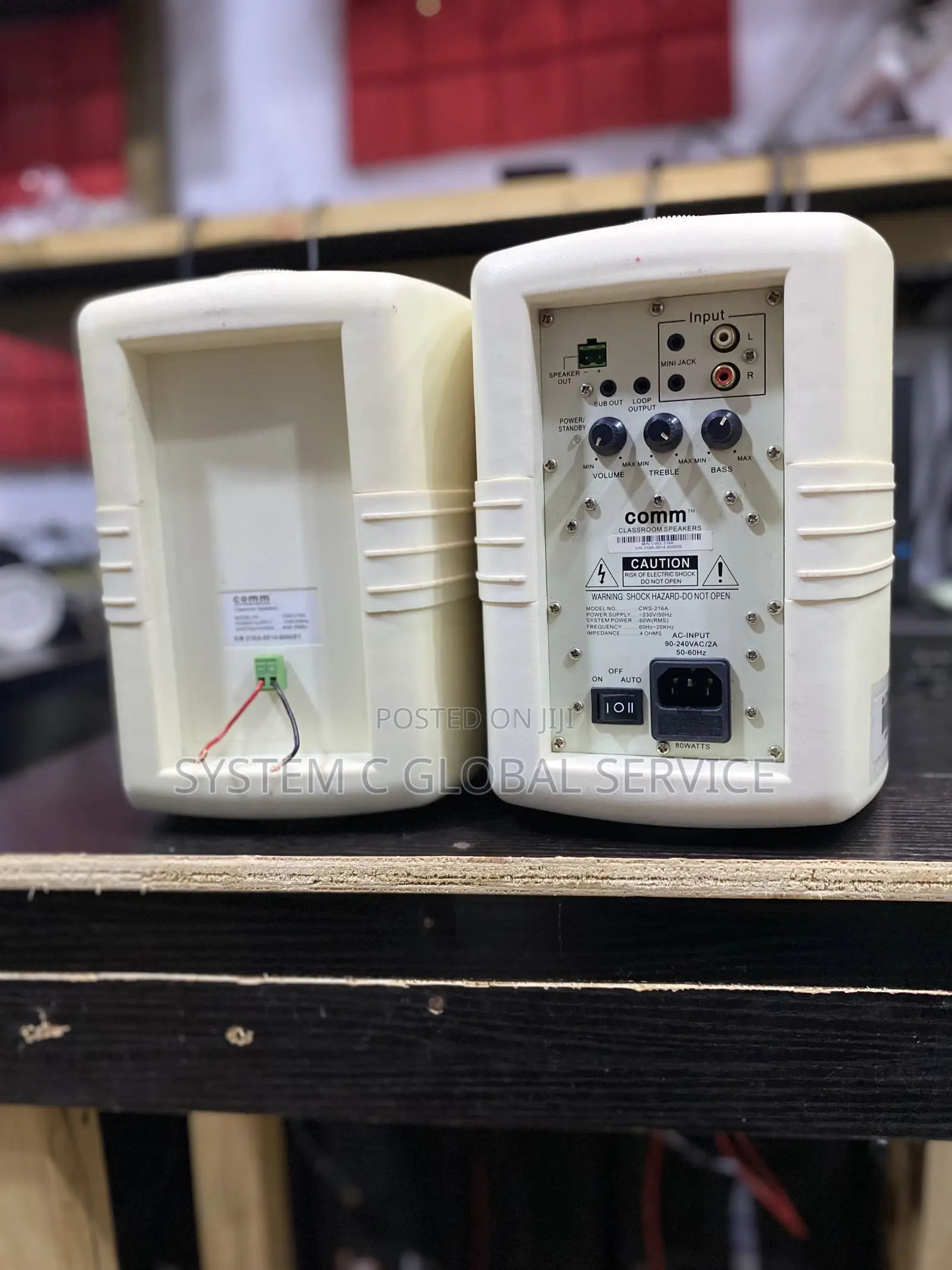 Comm CWS-216a Studio Monitor Speaker