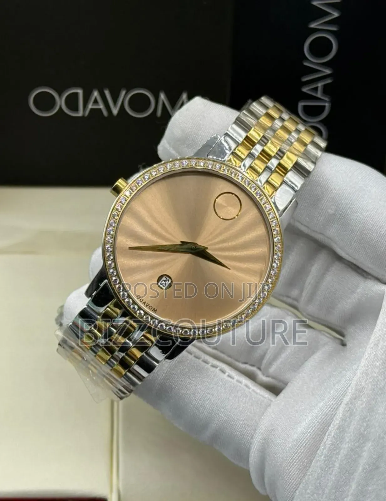 Original Movado Two-Tone Stainless Steel Bracelet Watch