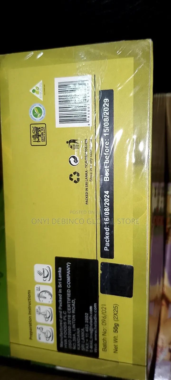 Original All Natural Heladiv Slim Mix Tea 25 Sachet