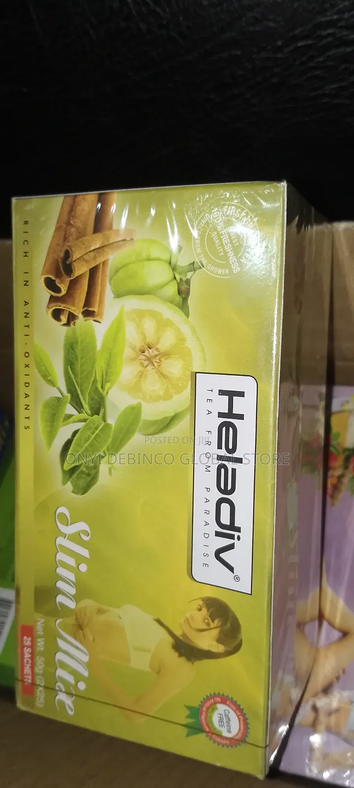 Original All Natural Heladiv Slim Mix Tea 25 Sachet