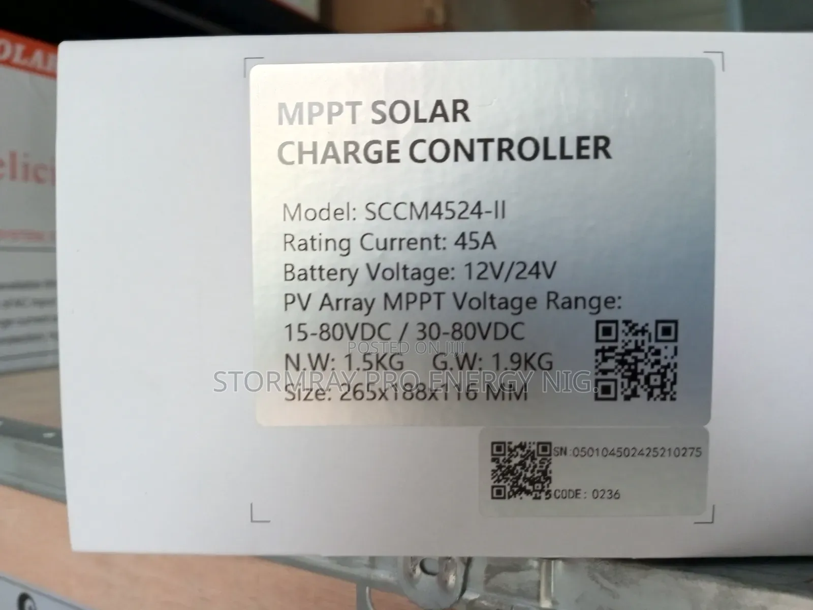 45ah Felicity Charge Controller