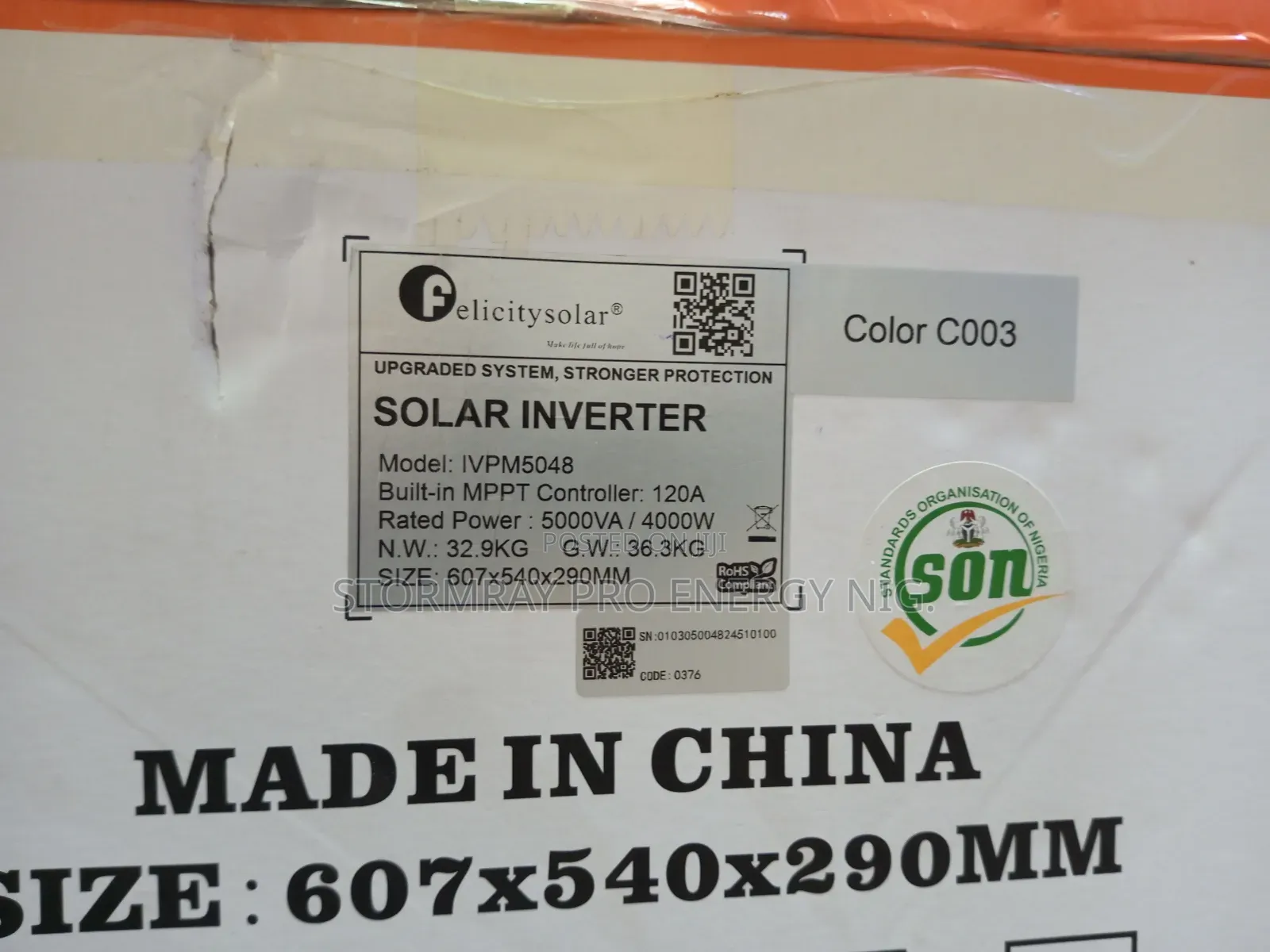 5kva Felicity Ivpm Hybrid Inverter