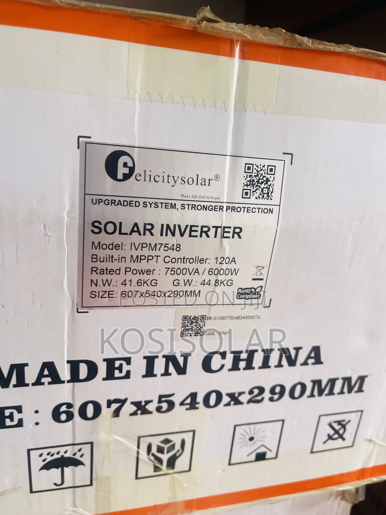 7.5kva 48v Ivpm Felicity Solar Inverter