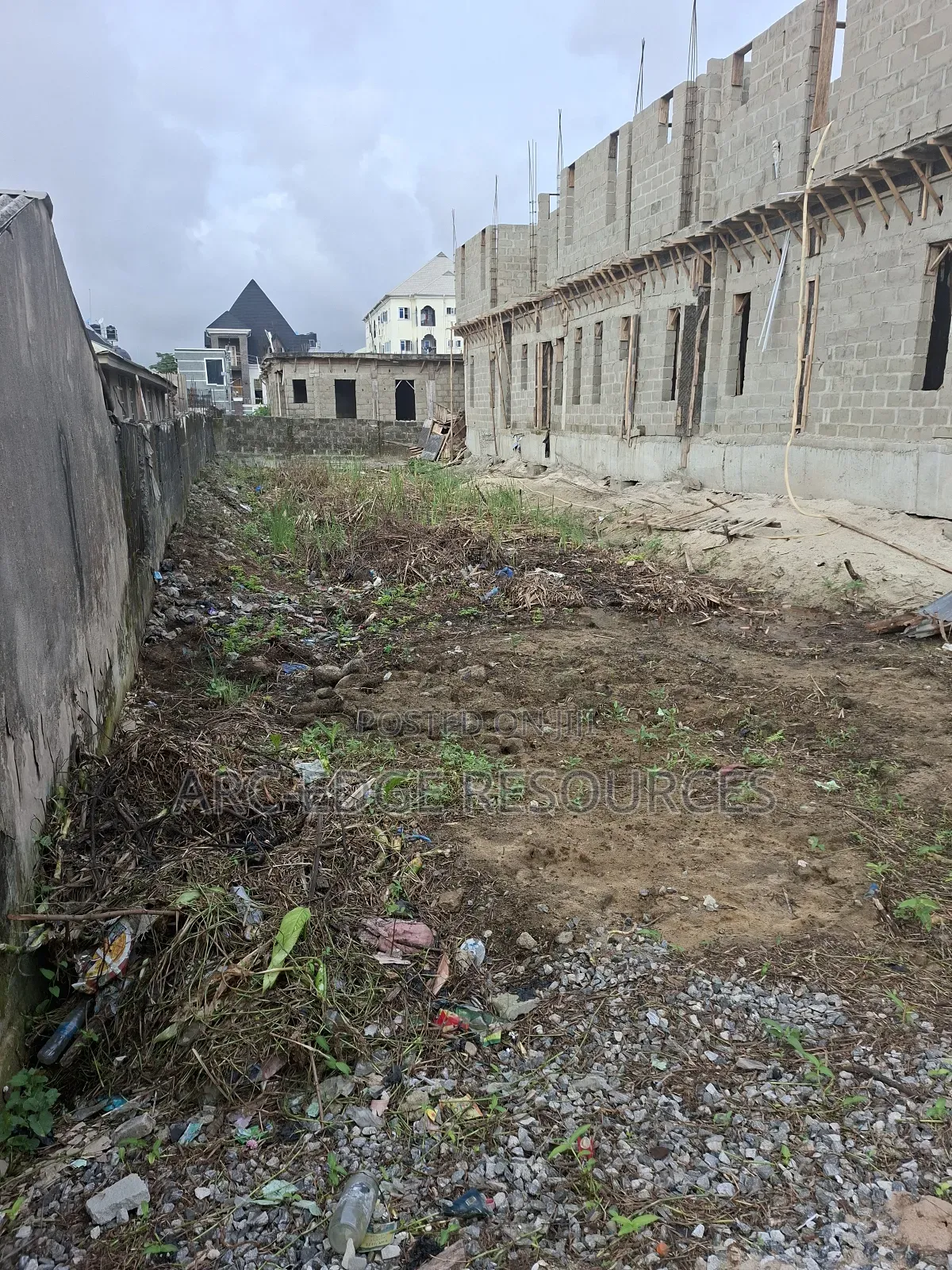 Dry Half Plot in Canal Estate