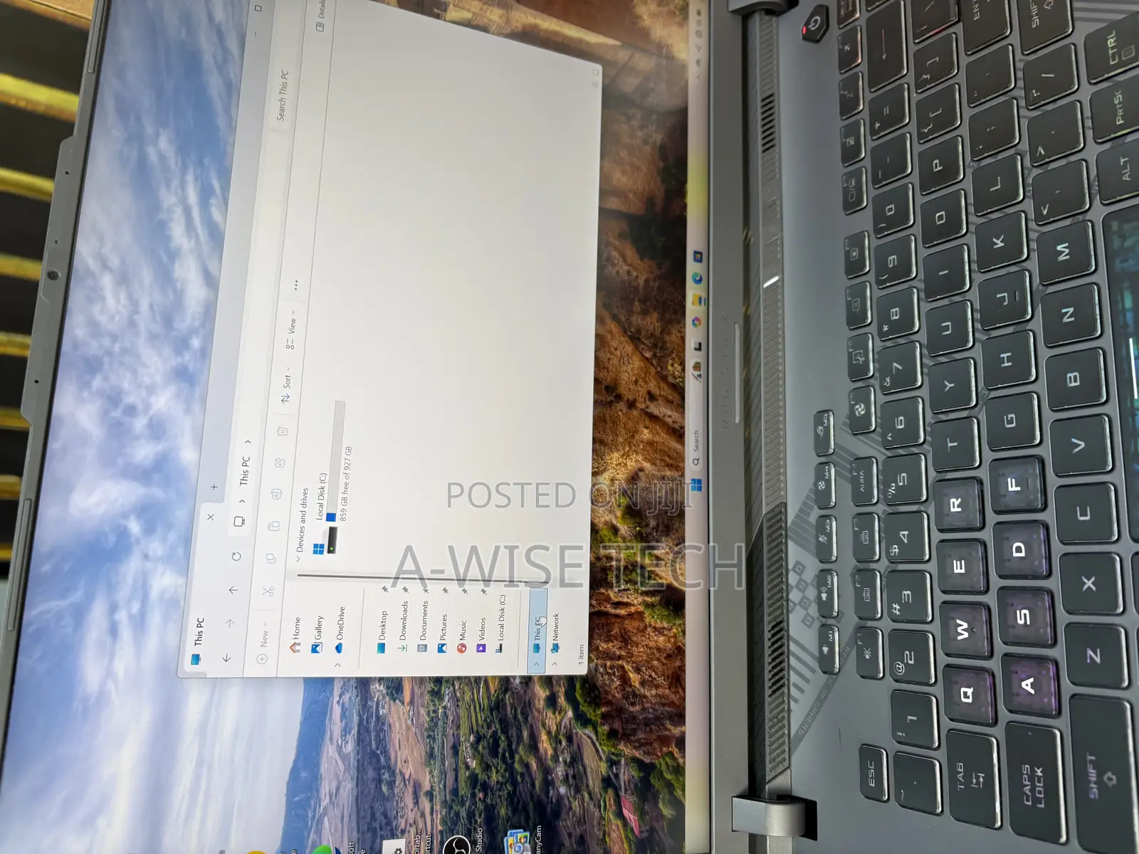 New Laptop Asus ROG Strix G16 G614 16GB Intel Core I7 SSD 1T