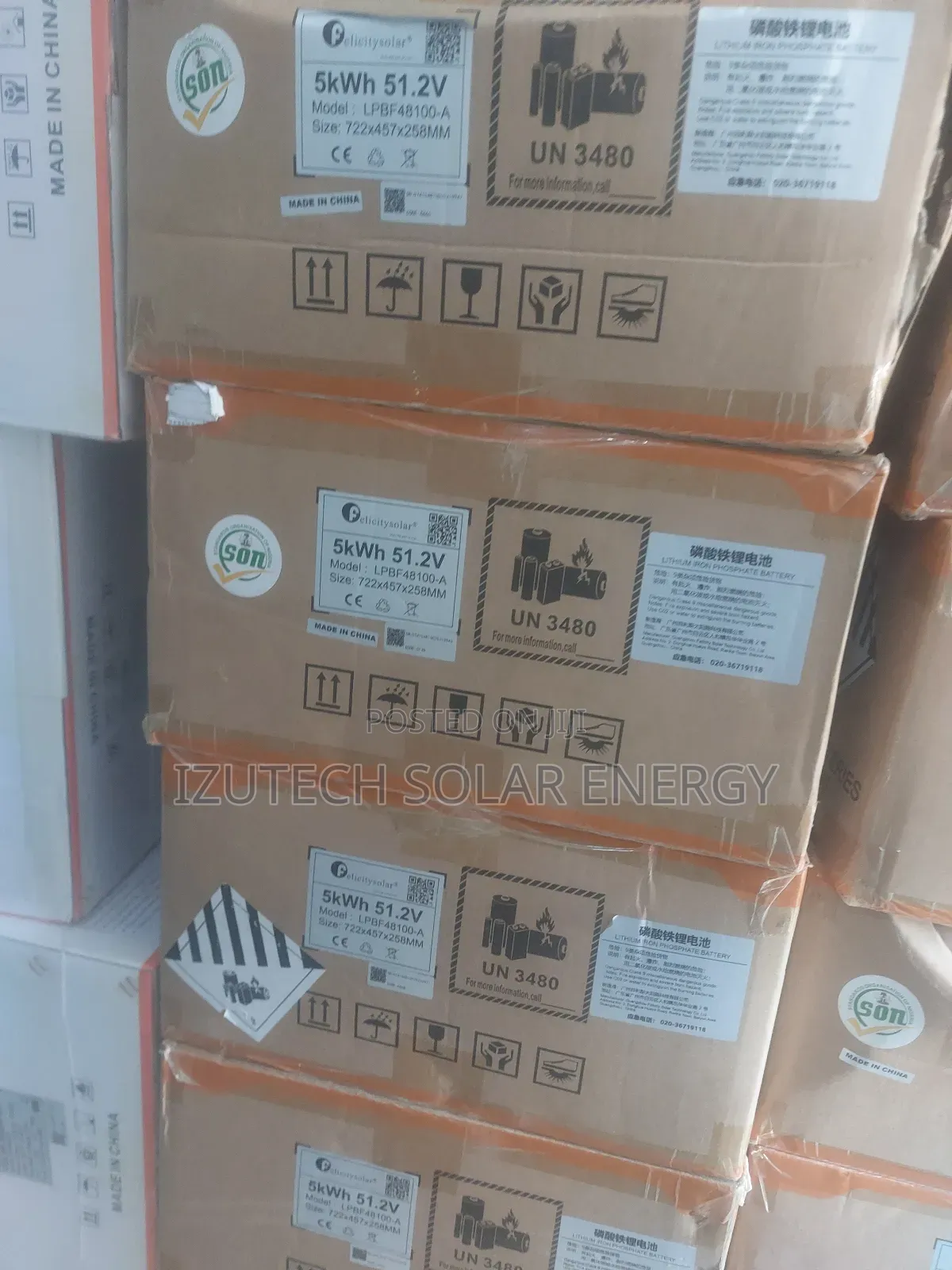 Felicity 5kwh Lithium Ion Battery 51.2v