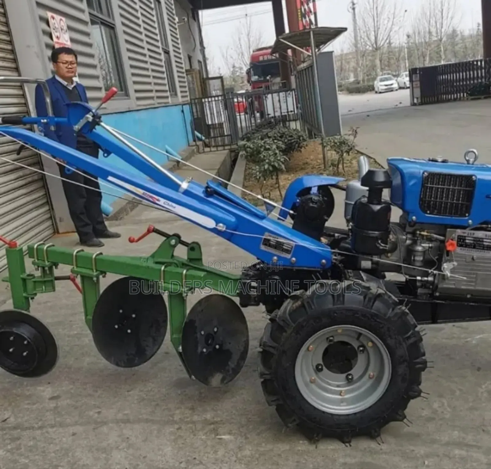 18hp 2 Wheel Power Tractor With Disc Plough