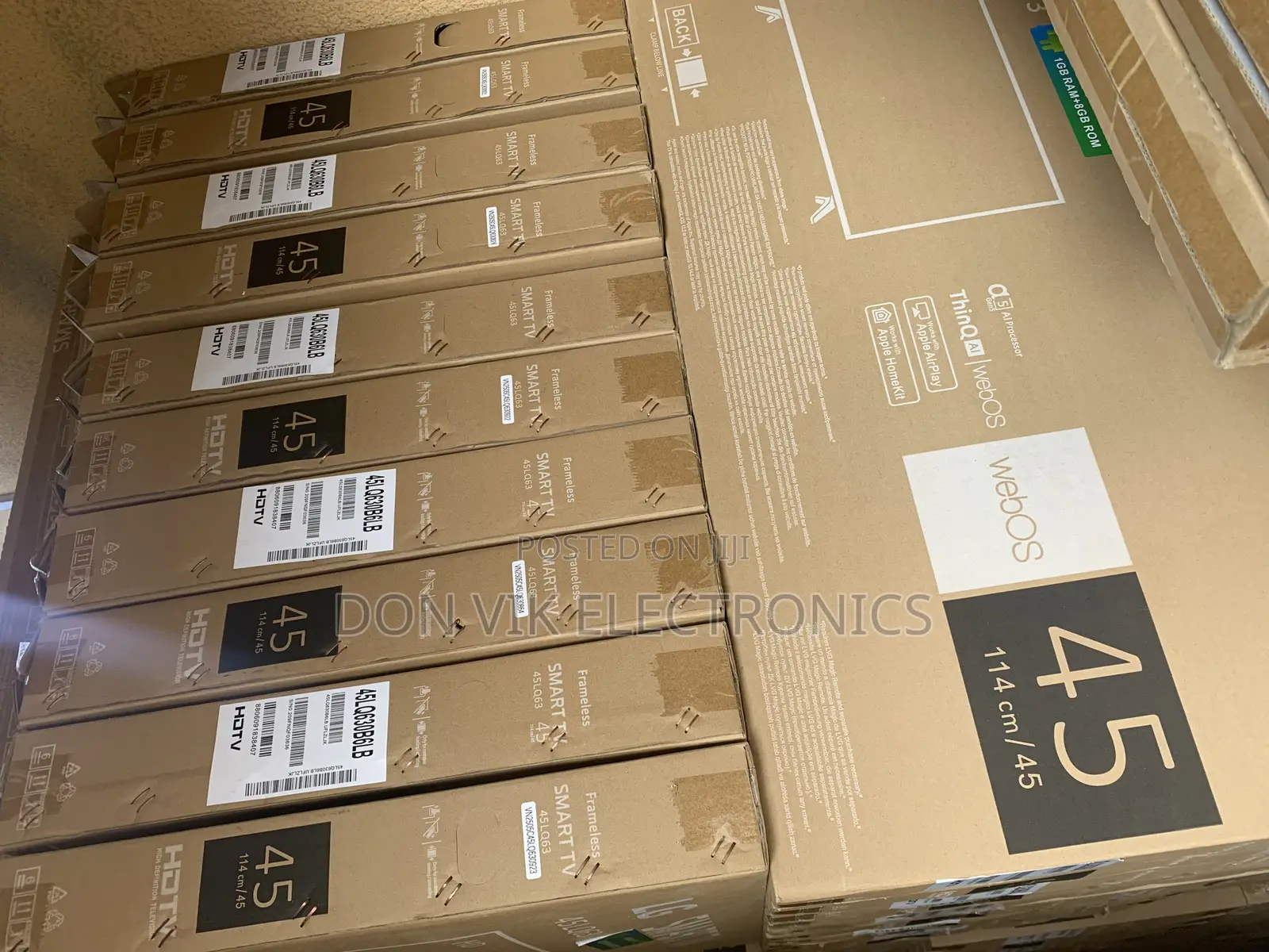 Frameless 45 Inches Full Smart Tv